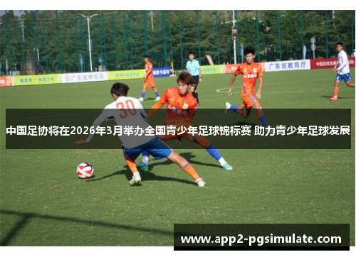 中国足协将在2026年3月举办全国青少年足球锦标赛 助力青少年足球发展